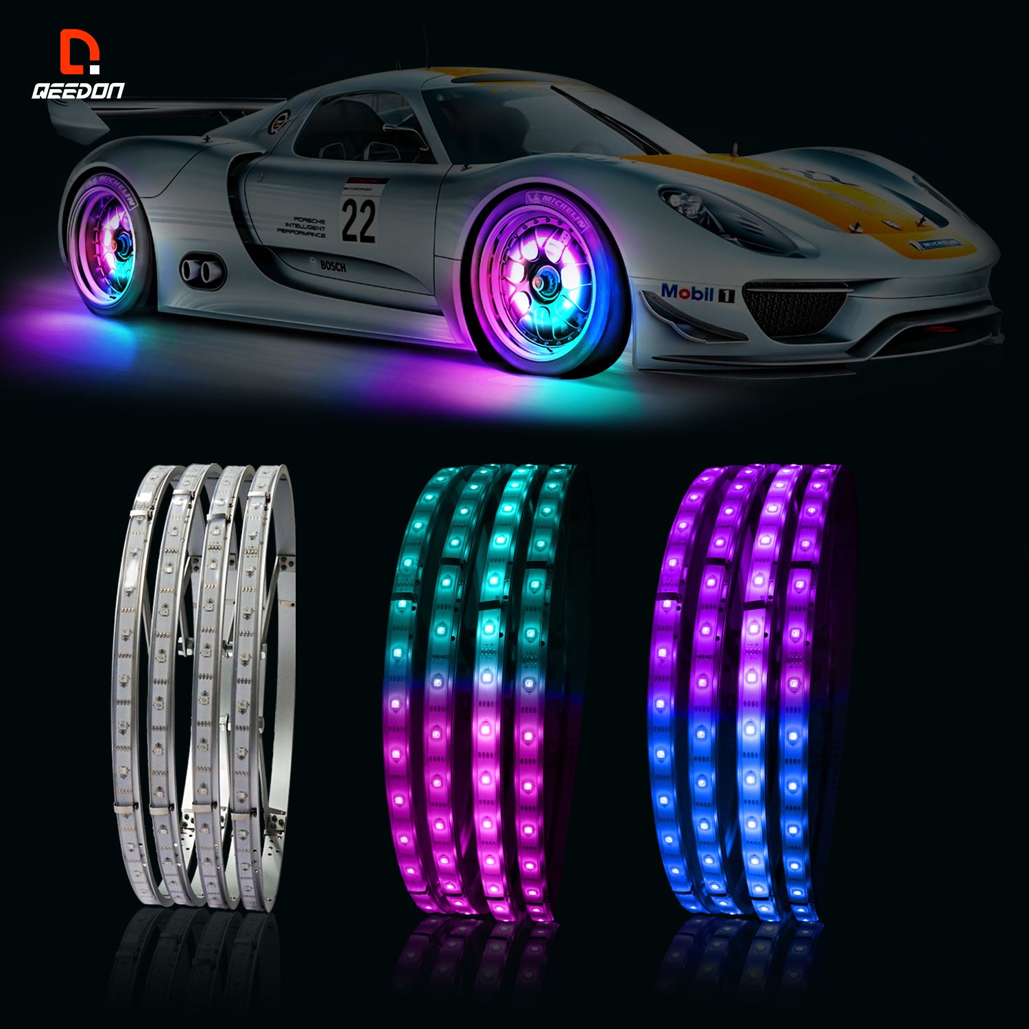 Rgb Car Rim Lights