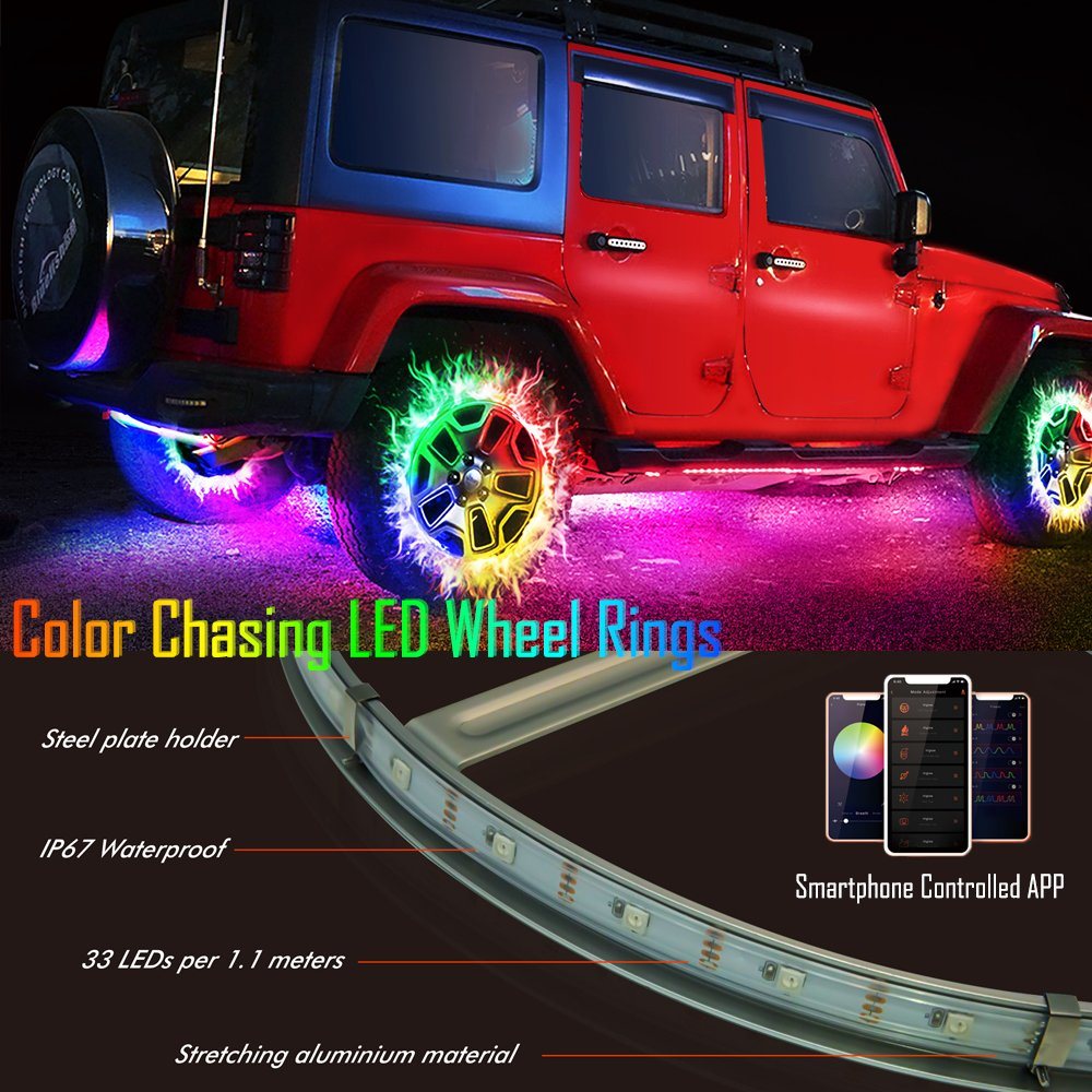 Rgb Car Rim Lights