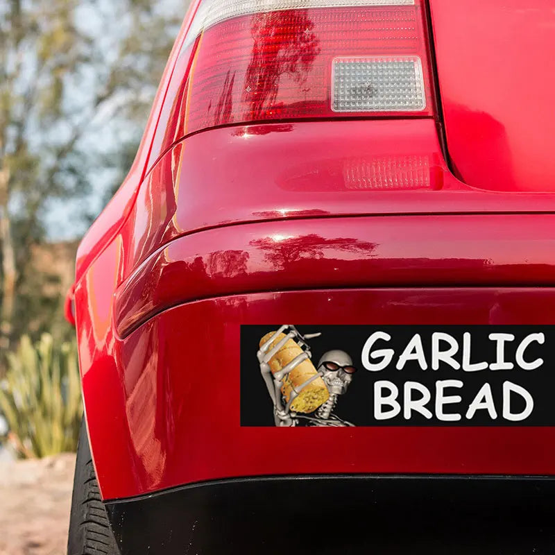 Garlic Bread Car Sticker