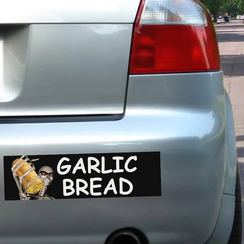 Garlic Bread Car Sticker