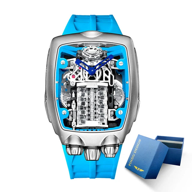 Engine Mechanical Wristwatch